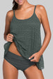 BazaarBey  Spaghetti Strap Scoop Neck Tankini Set 