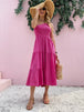 Smocked Single Shoulder Sleeveless Dress -BazaarBey - www.shopbazaarbey.com