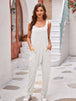Spaghetti Strap Jumpsuit with Pockets Trendsi