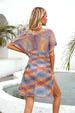 Openwork  Short Sleeve Cover-Up Trendsi