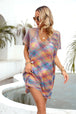 Openwork  Short Sleeve Cover-Up Trendsi