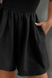 Pocketed Tube Wide Leg Romper Trendsi