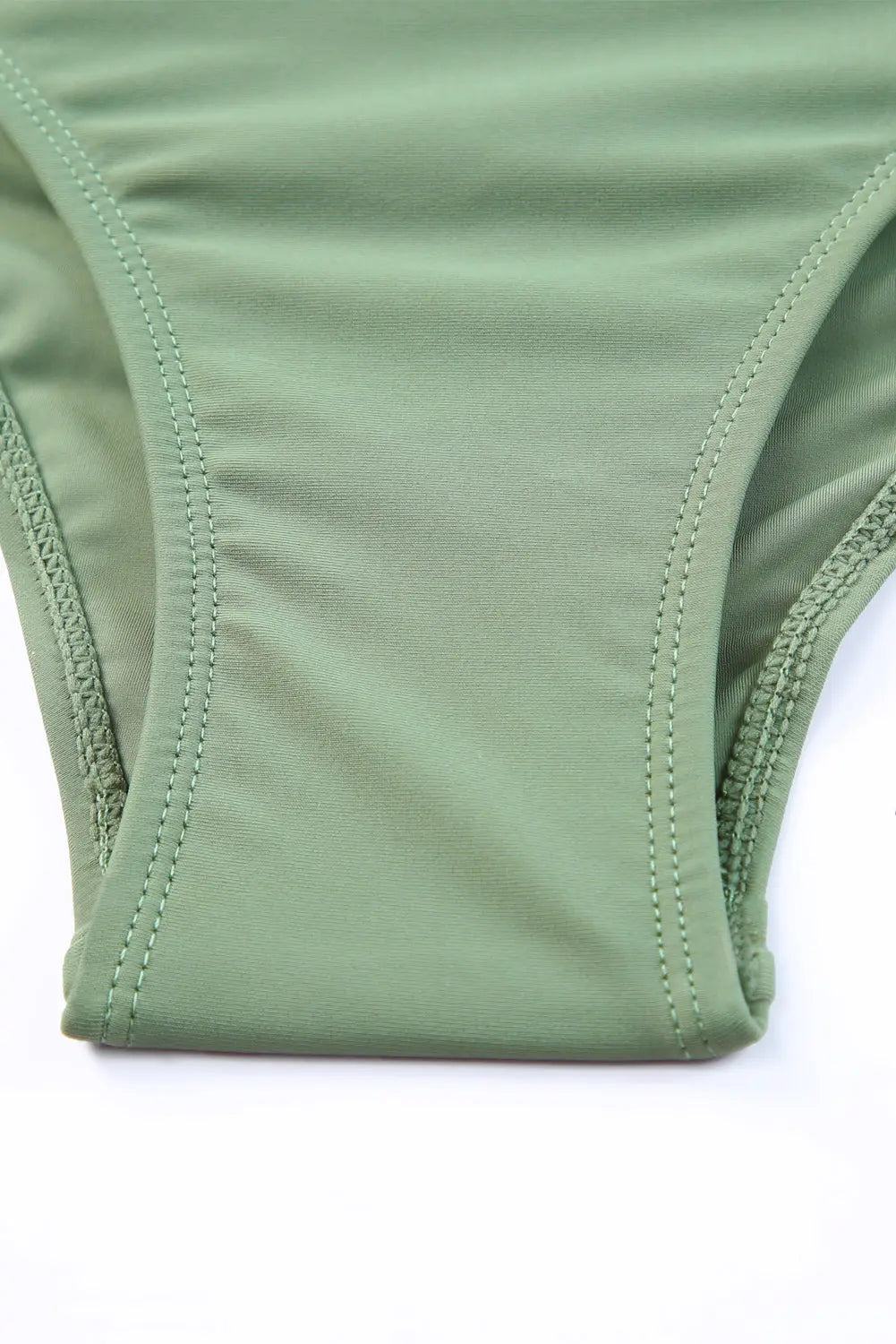 Tie Back Sleeveless Swim Dress and Bottoms Set Trendsi