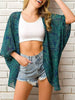 Open Front Half Sleeve Cover-Up Trendsi