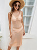 Openwork  Sleeveless Cover Up Trendsi