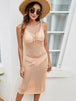 Openwork  Sleeveless Cover Up Trendsi