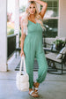 Spaghetti Strap V-Neck Jumpsuit with Pockets Trendsi