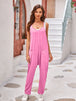 Spaghetti Strap Jumpsuit with Pockets Trendsi