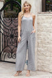 Scoop Neck Wide Leg Jumpsuit with Pockets Trendsi