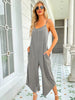 BazaarBey Spaghetti Strap Pocketed Jumpsuit 