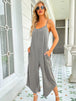 BazaarBey Spaghetti Strap Pocketed Jumpsuit 