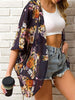 Open Front Half Sleeve Cover-Up Trendsi