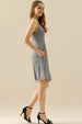  Full Size Round Neck Ruched Sleeveless Dress with Pockets -BazaarBey - www.shopbazaarbey.com