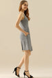  Full Size Round Neck Ruched Sleeveless Dress with Pockets -BazaarBey - www.shopbazaarbey.com