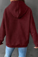 Dropped Shoulder Pocketed Hoodie Trendsi