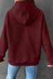 Dropped Shoulder Pocketed Hoodie Trendsi