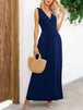  Neck Sleeveless Maxi Dress -BazaarBey - www.shopbazaarbey.com