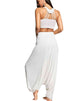Tied Mid Waist Long Harem Pants Bazaarbey