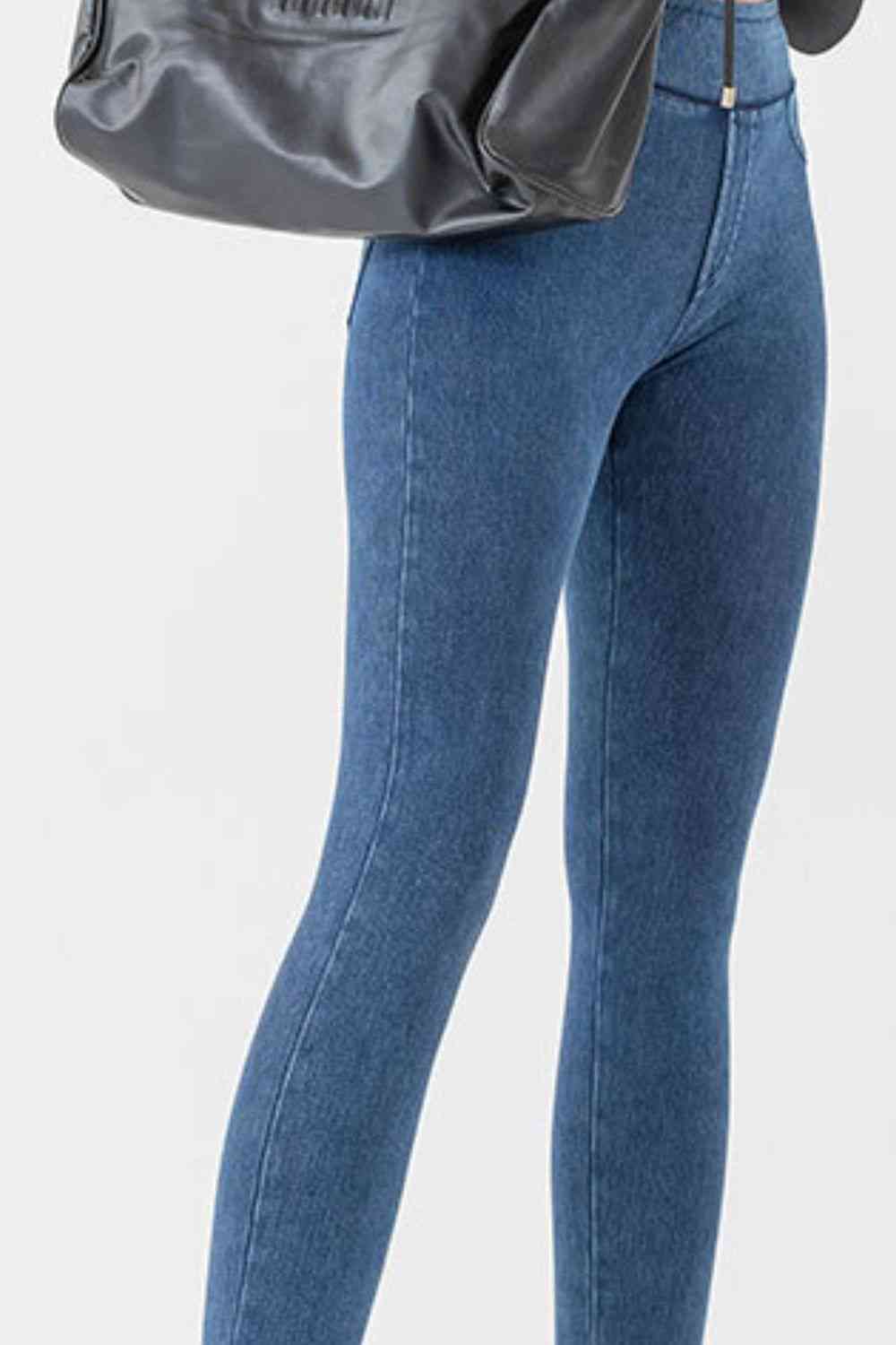 High Waist Skinny Jeans Trendsi