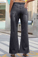 Distressed Buttoned Loose Fit Jeans Trendsi