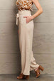 Tie Waist Long Pants Bazaarbey