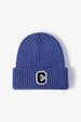 Letter C Patch Cuffed Beanie Trendsi