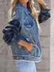 Raw Hem Distressed Denim Jacket Bazaarbey