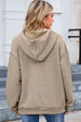 Dropped Shoulder Pocketed Hoodie Trendsi