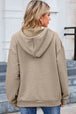 Dropped Shoulder Pocketed Hoodie Trendsi