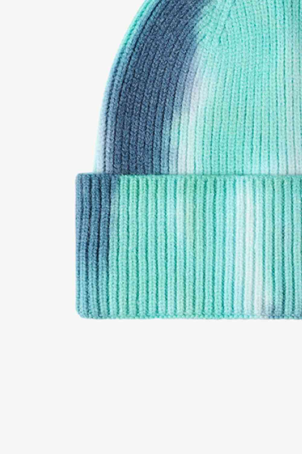 Tie-Dye Cuffed Knit Beanie Trendsi