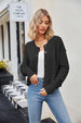 Button Down Exposed Seam Cardigan Trendsi