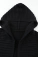 Open Front Longline Hooded Cardigan Bazaarbey