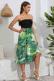 Printed Strapless Dress -BazaarBey - www.shopbazaarbey.com