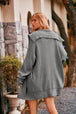Collared Neck Button-Up Cardigan with Pockets Trendsi