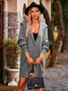 Dropped Shoulder Long Sleeve Cardigan Trendsi