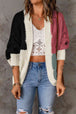 Woven Right  Cable-Knit Batwing Sleeve Cardigan Bazaarbey