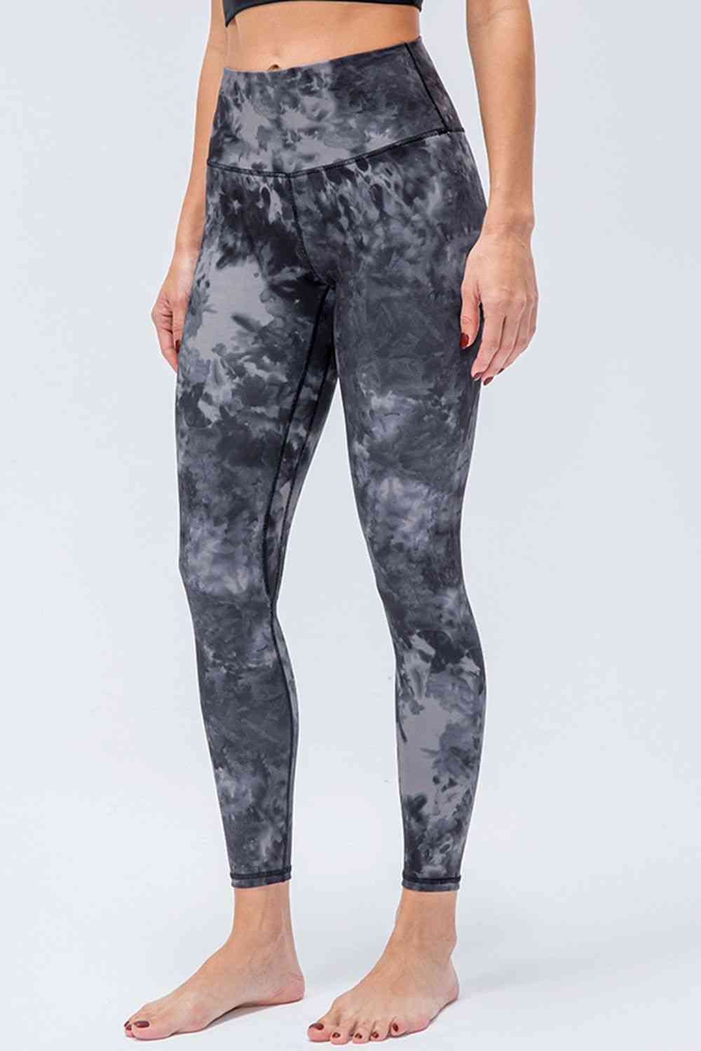 Wide Waistband Slim Fit Active Leggings Bazaarbey