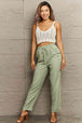 Tie Waist Long Pants Bazaarbey