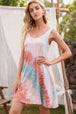 Tie-Dye Sleeveless Dress with Pockets -BazaarBey - www.shopbazaarbey.com