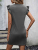 Round Neck Butterfly Sleeve Dress with Pocket -BazaarBey - www.shopbazaarbey.com