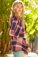 Plaid Open Front Cardigan Trendsi