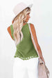  Tassel Hem Knit Tank Trendsi