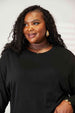  Seam Detail Round Neck Long Sleeve Top Trendsi