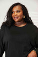  Seam Detail Round Neck Long Sleeve Top Trendsi