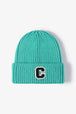 Letter C Patch Cuffed Beanie Trendsi