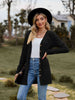 Ribbed Button-Up Cardigan with Pockets Trendsi