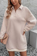  Dropped Shoulder Dress -BazaarBey - www.shopbazaarbey.com