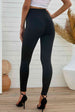  Wide Waistband Distressed Slim Fit Leggings Bazaarbey