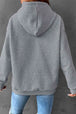 Dropped Shoulder Pocketed Hoodie Trendsi