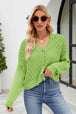 V-Neck Button Down Cardigan Trendsi